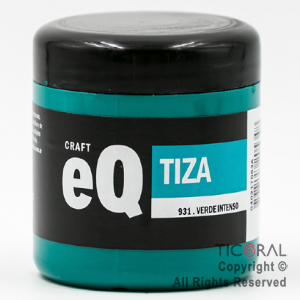 PINTURA TIZA EQ 931 VERDE INTENSO 200 CC X 3 UNIDADES